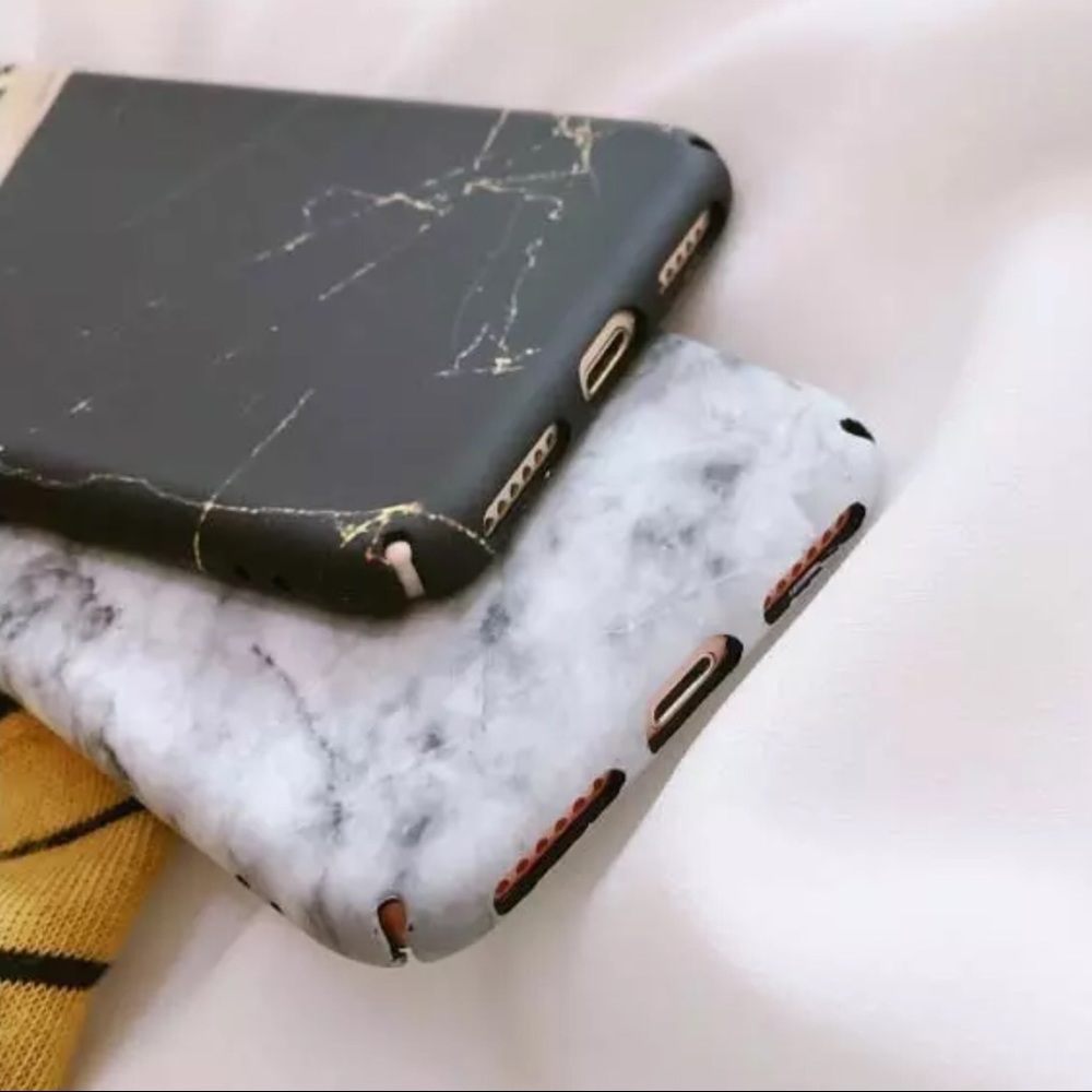 Leopard Marble Phone Case iPhone X Hard Case Matte - Picture 5 of 5